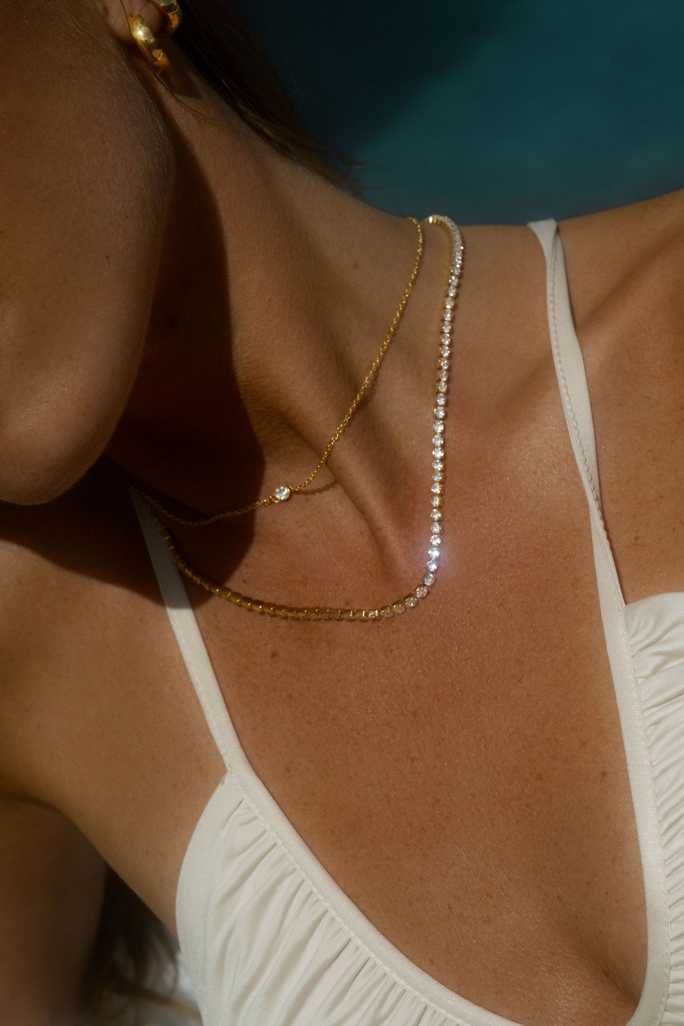 Shiny Tennis Necklace