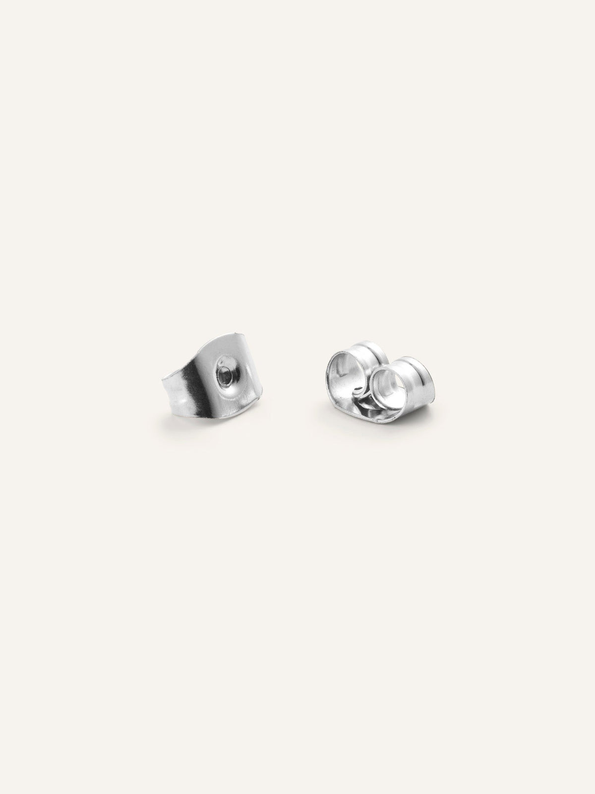 Jolie White Medium Studs