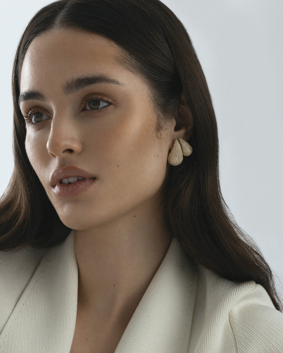 Pavé daring small earring