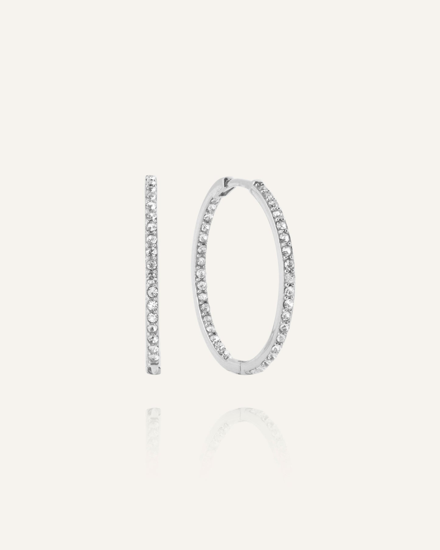 Sparkle Extra Large Hoops