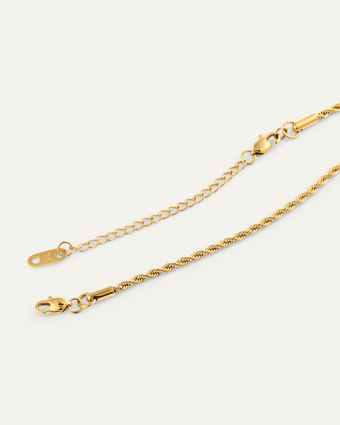 Thin rope necklace