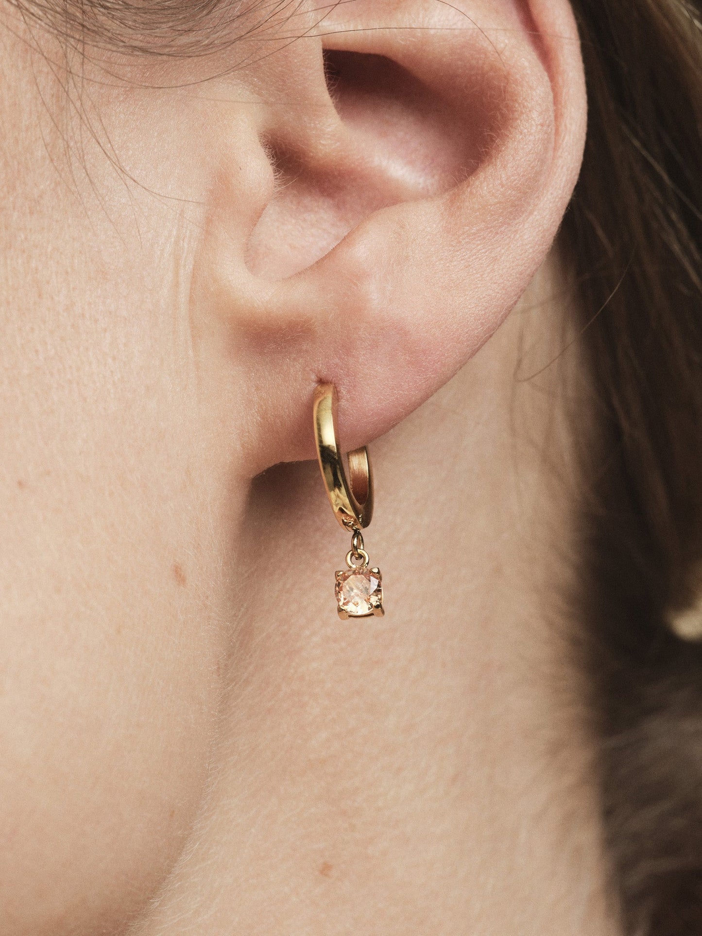 Jolie Champagne Hoops