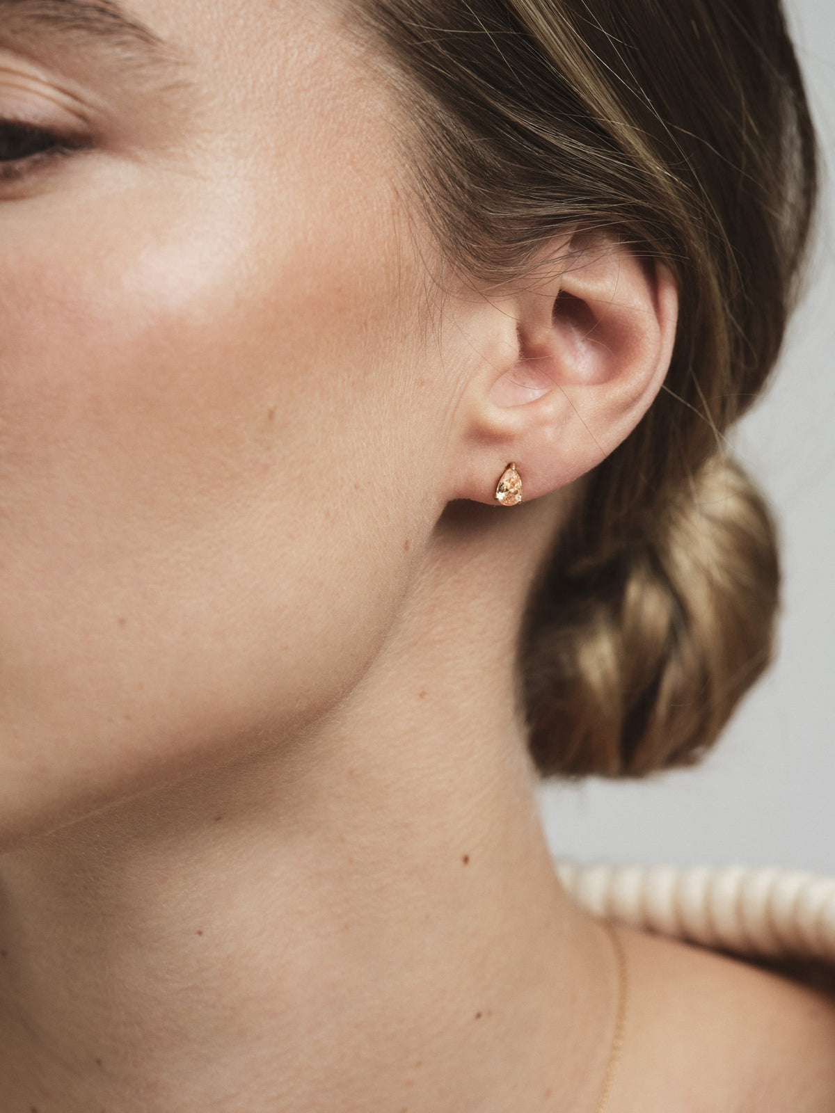 Belle Champagne Medium Studs