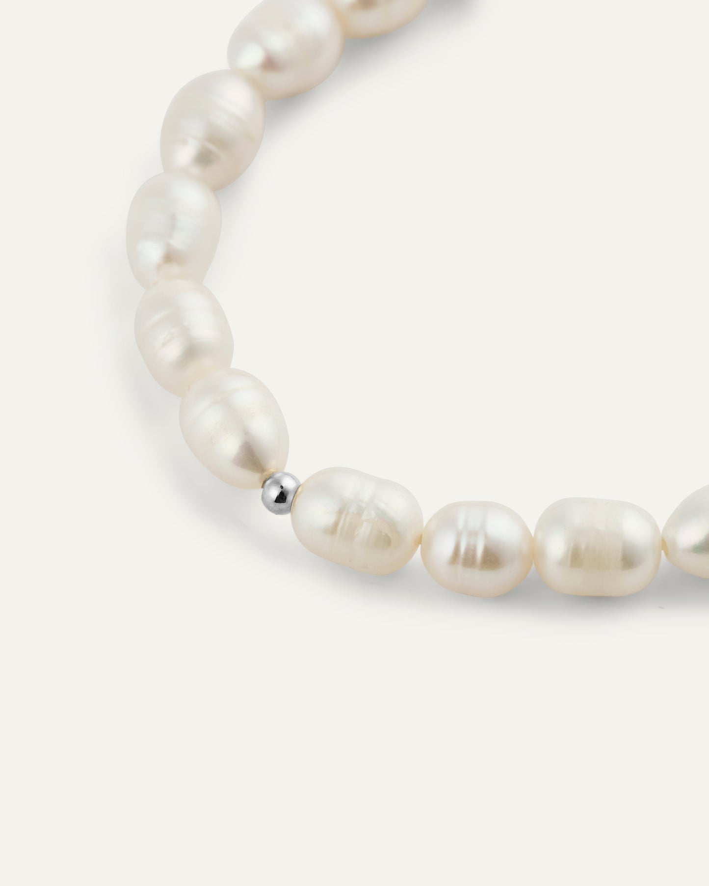 Aura Pearl Steel Bracelet