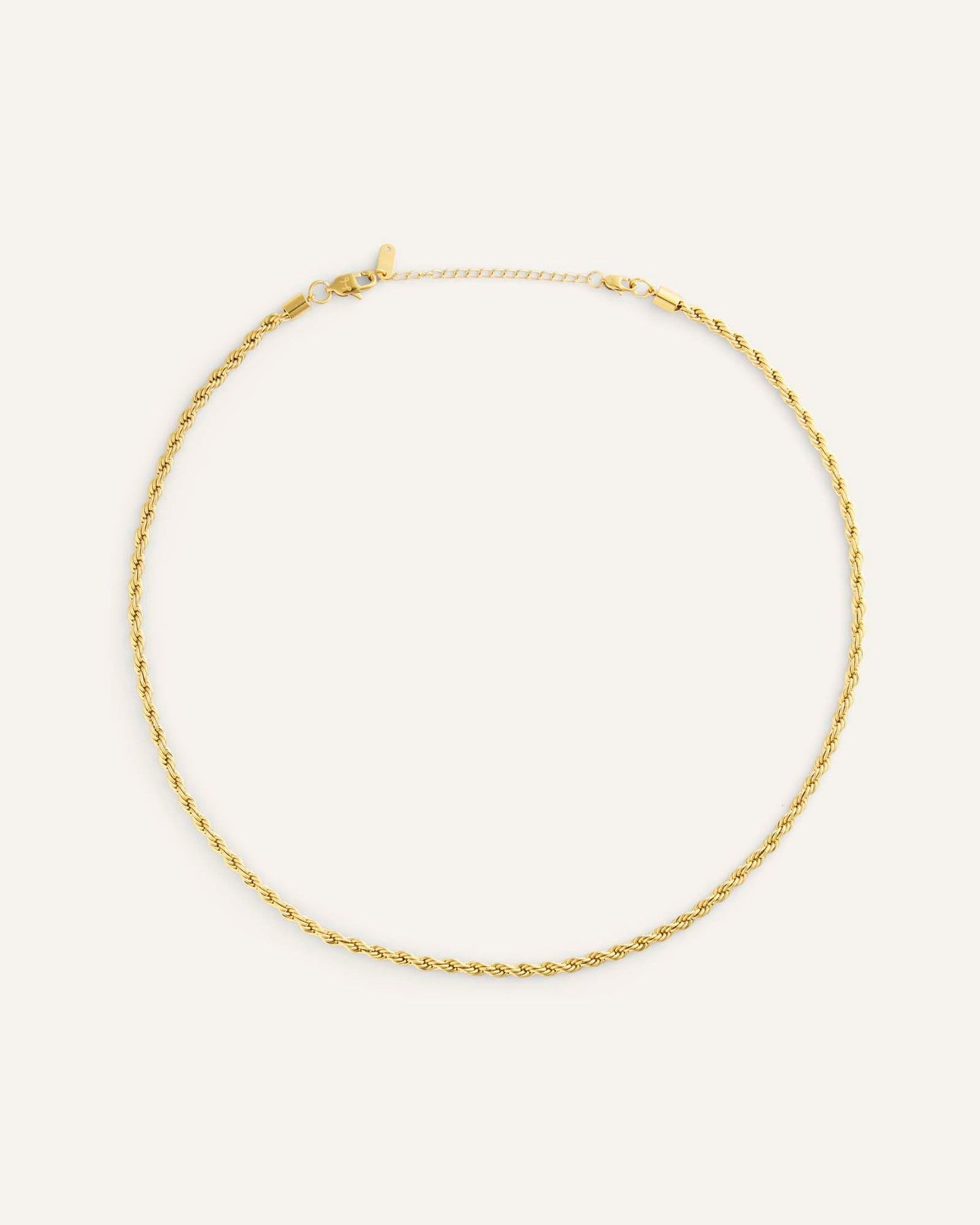 Bold Rope Chain Gold Necklace