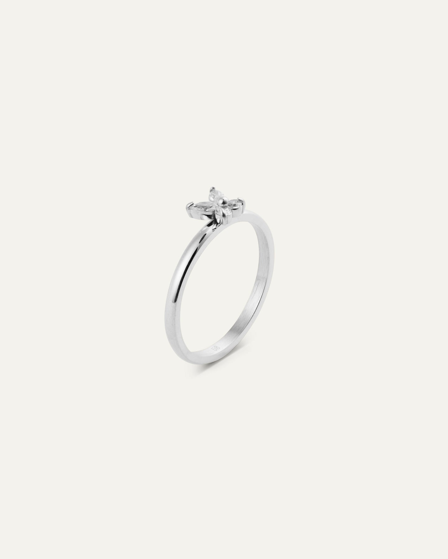 Butterfly Steel Ring