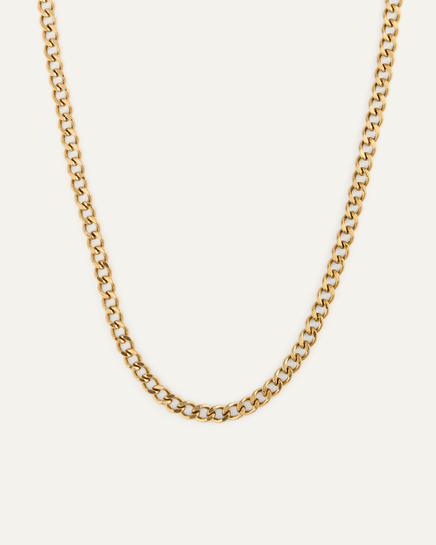 Curb chain necklace