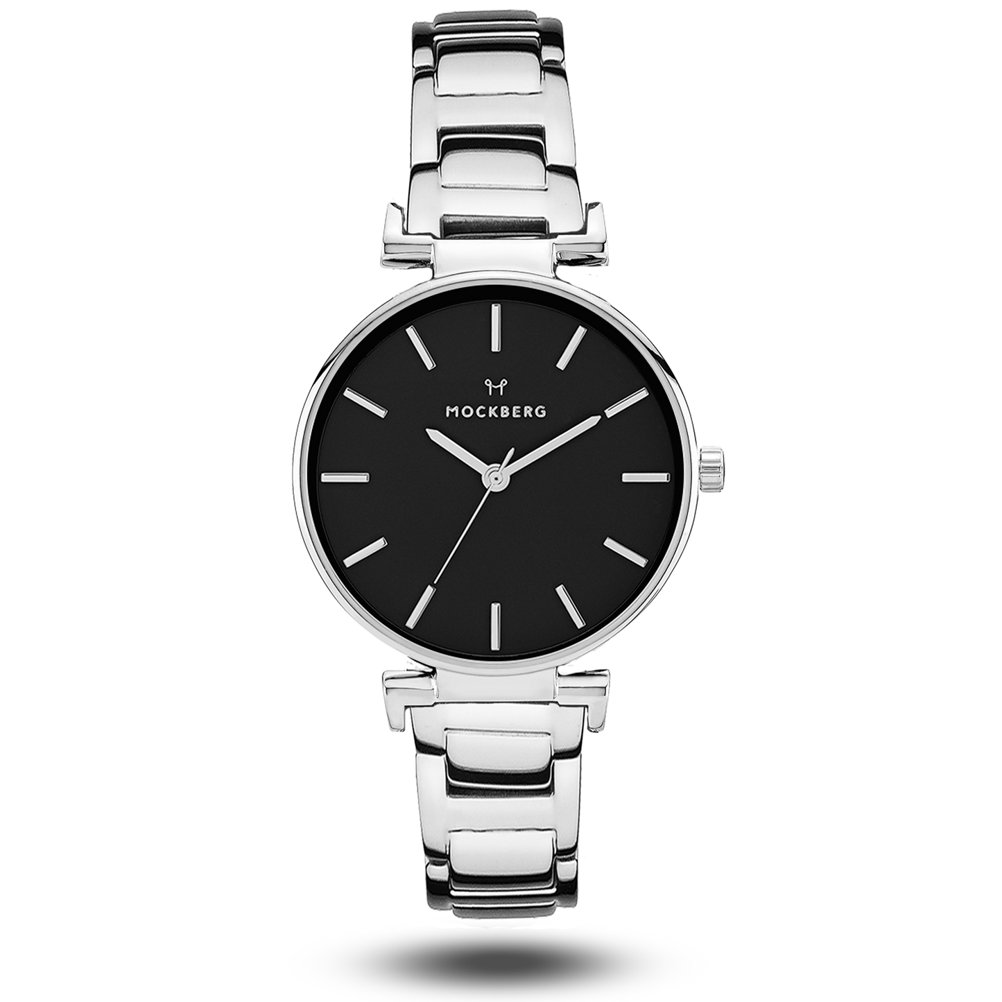 MODEST LINKS 34 mm Silver Black dial