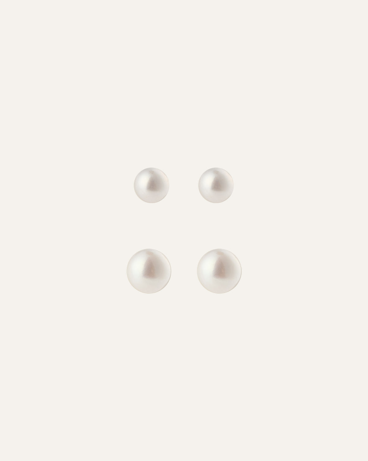Pearl Set Gold Studs