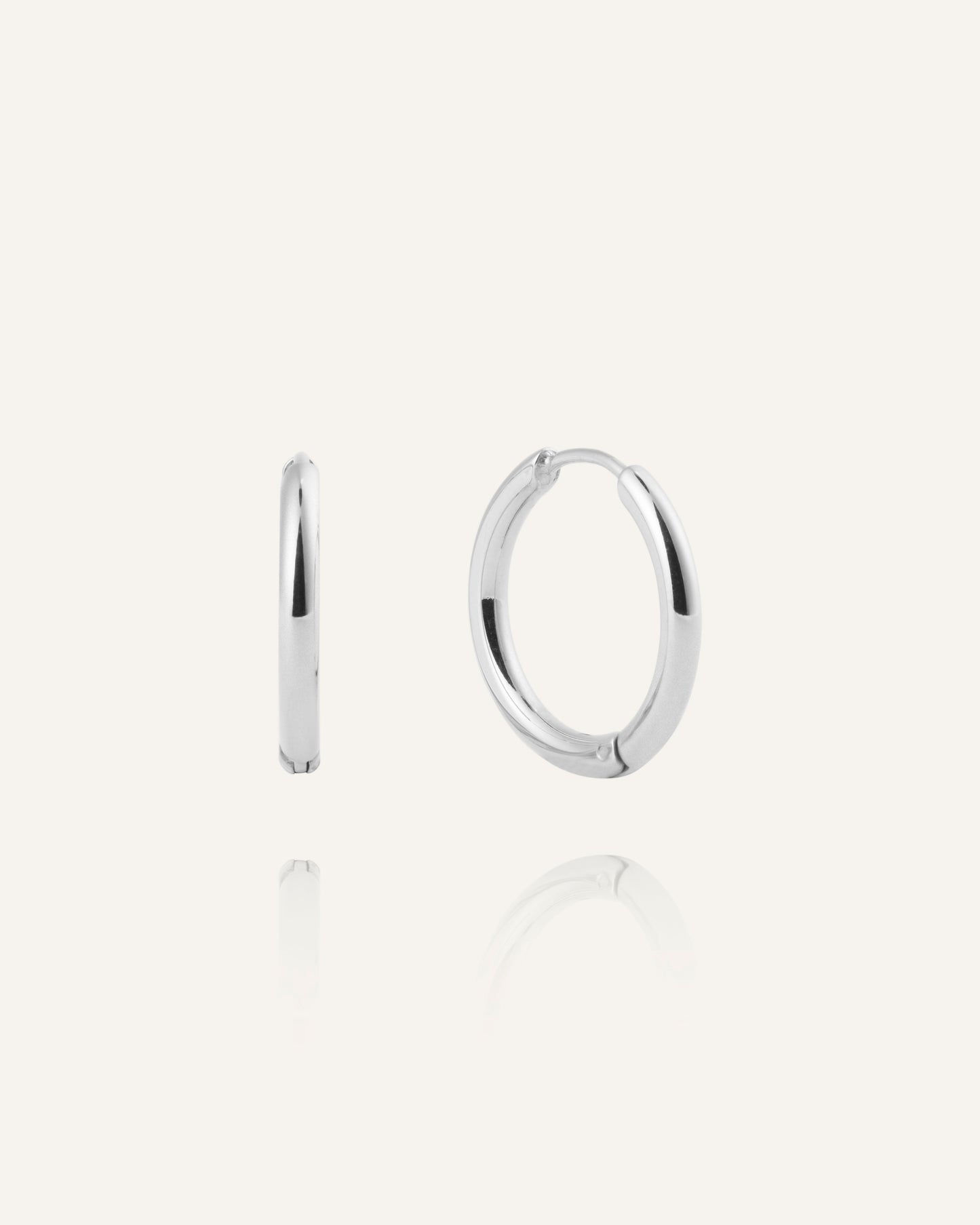 Slim Medium Hoops