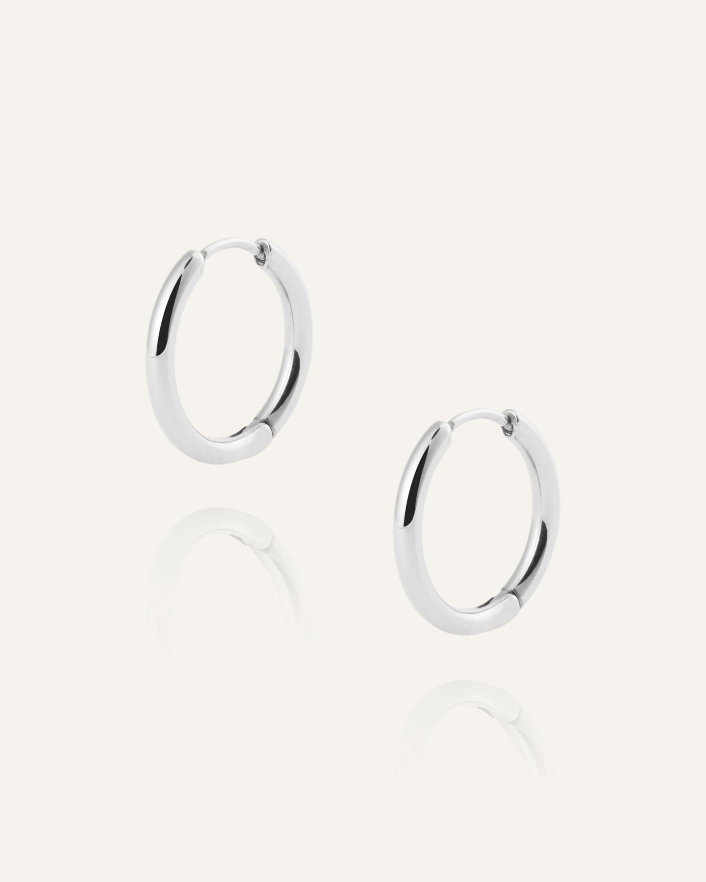 Slim Medium Hoops