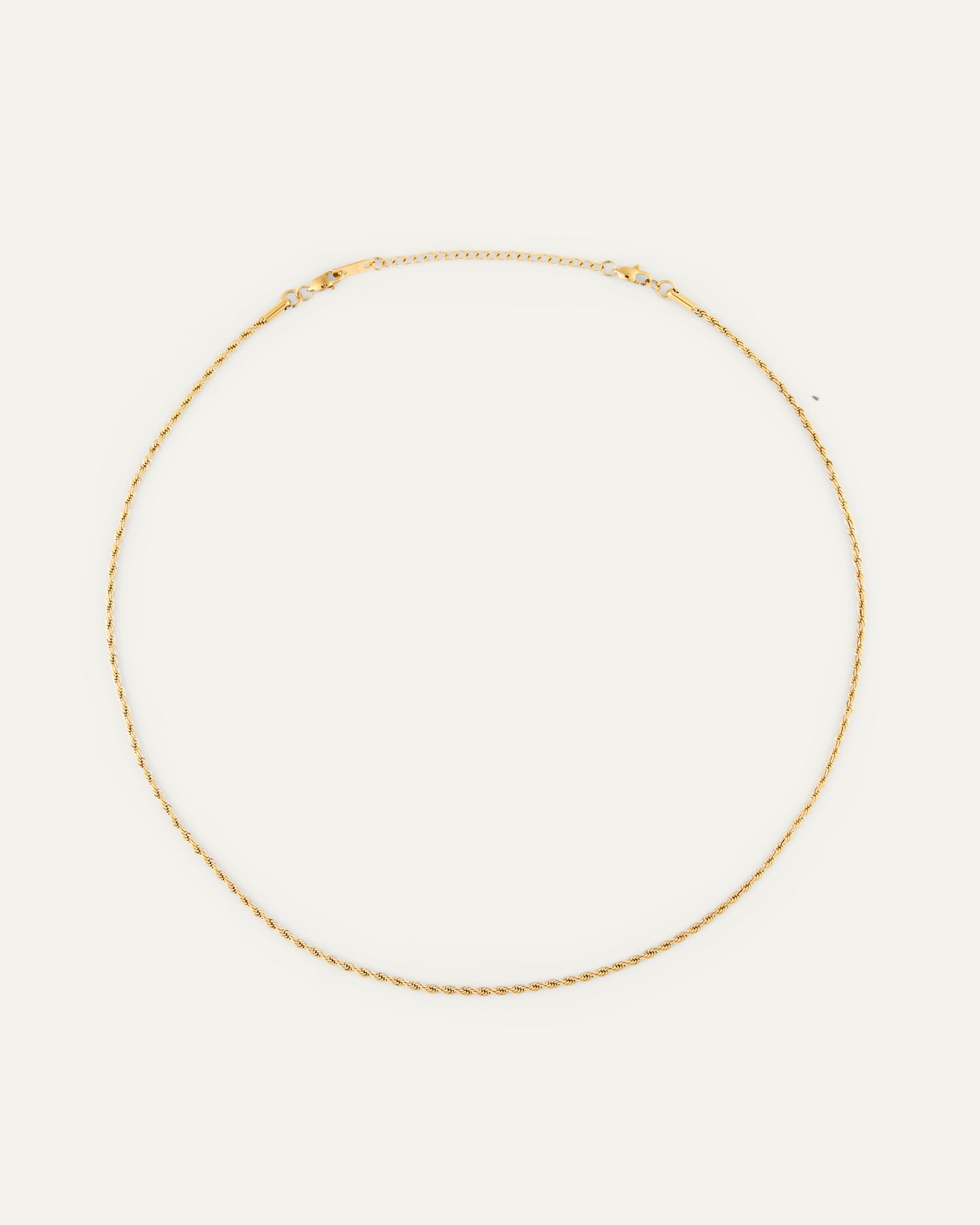 Thin rope necklace