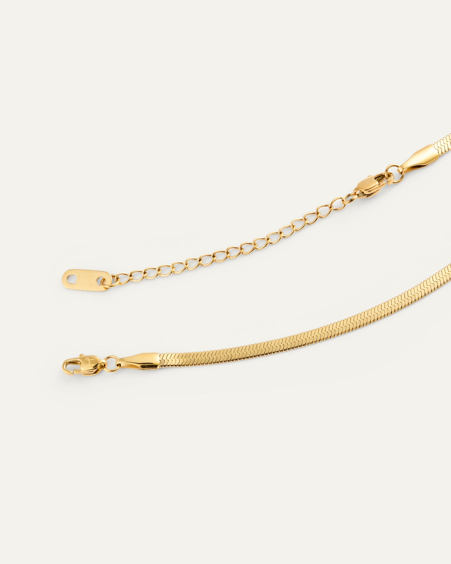 Thin snake necklace
