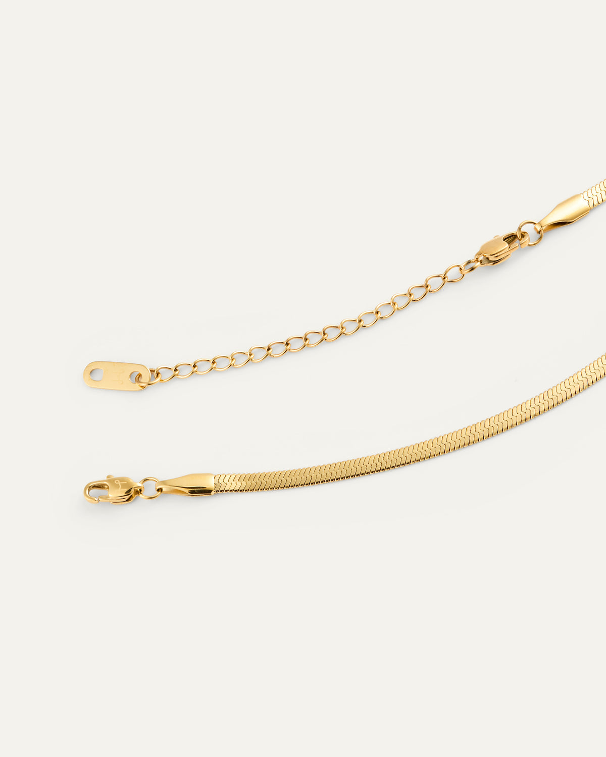 Thin snake necklace