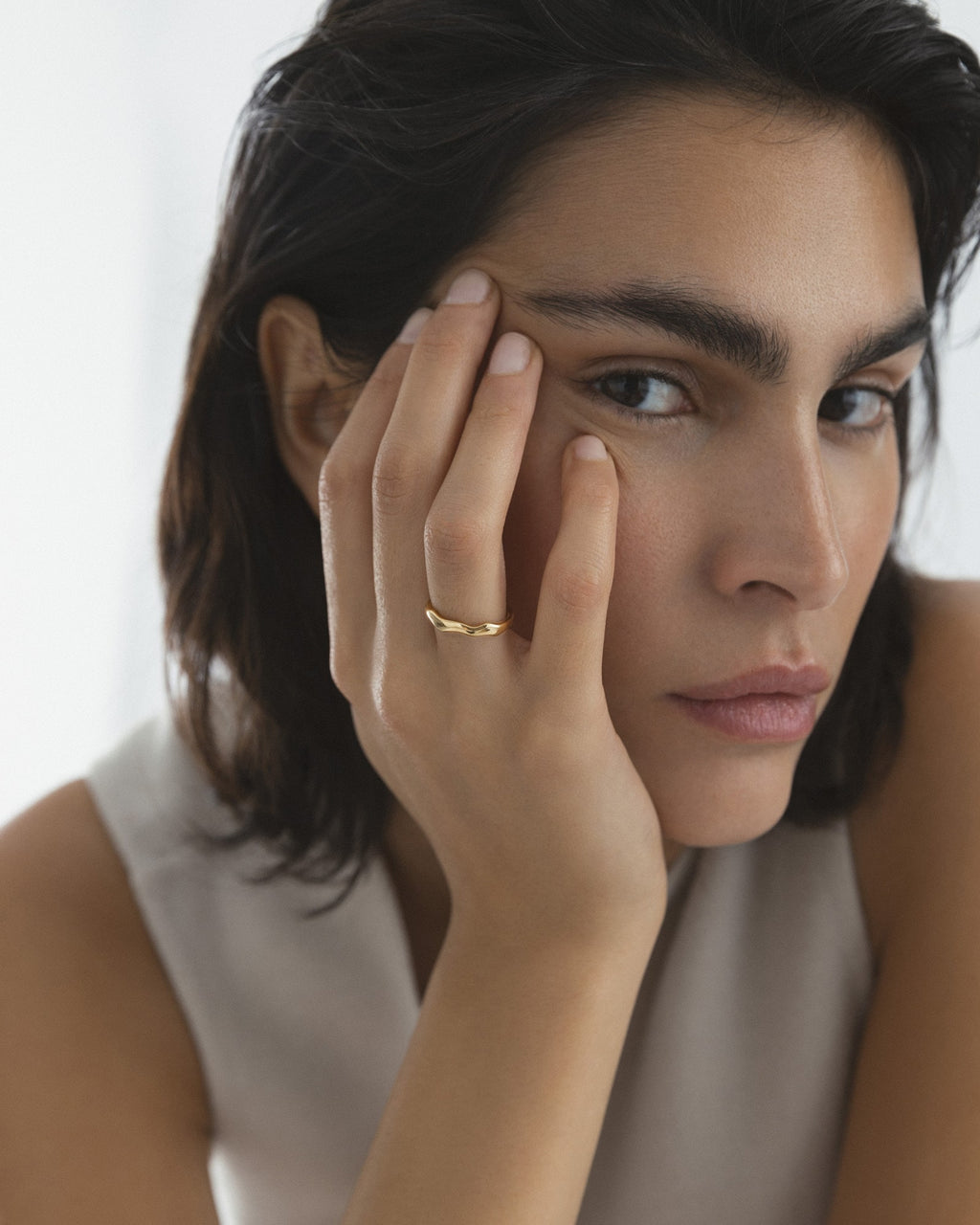 Wavy Petite Ring