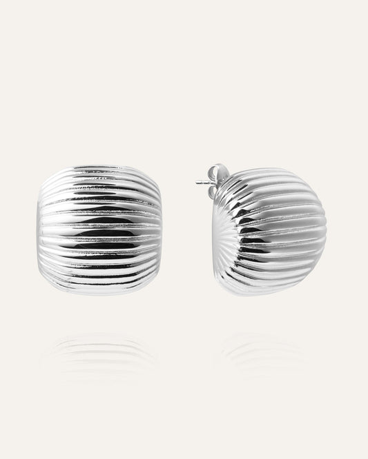 Retro Ribbed Earring