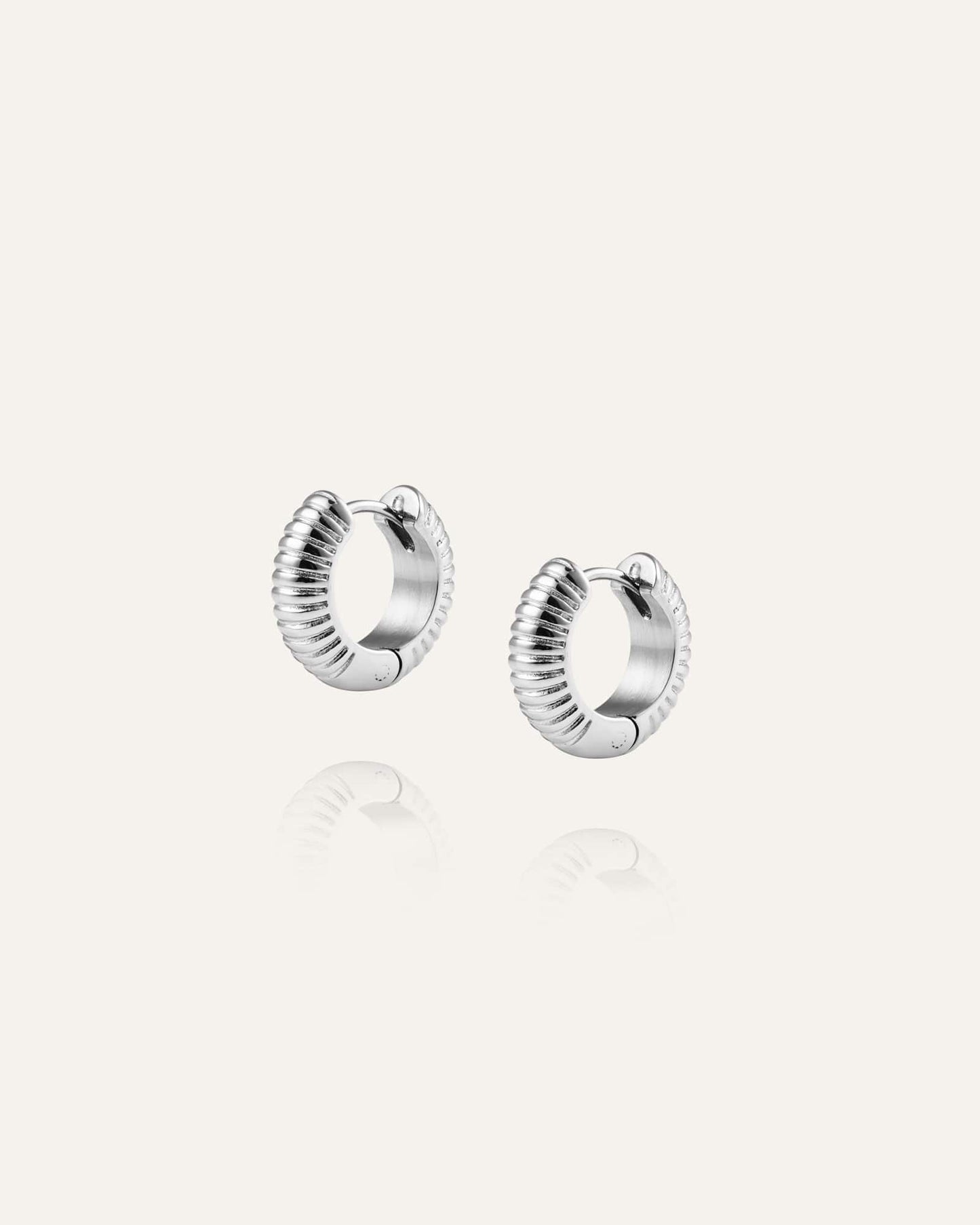 Ribbed Hoops Small